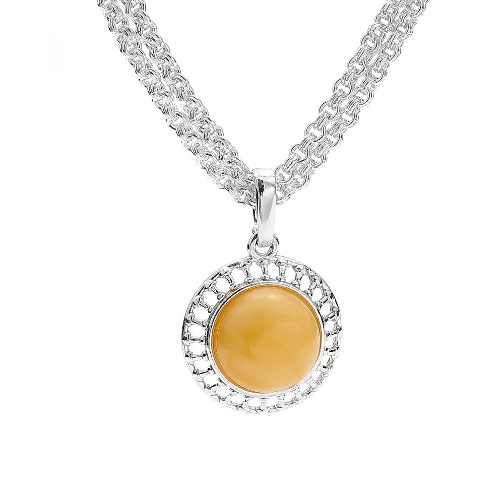 The Double Baby Plate Necklace S