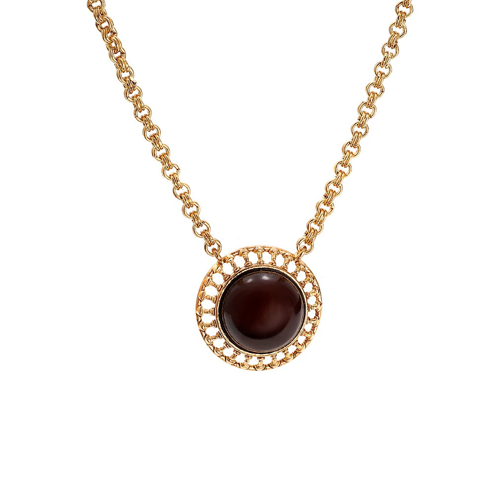 The Single Baby Plate Necklace GP