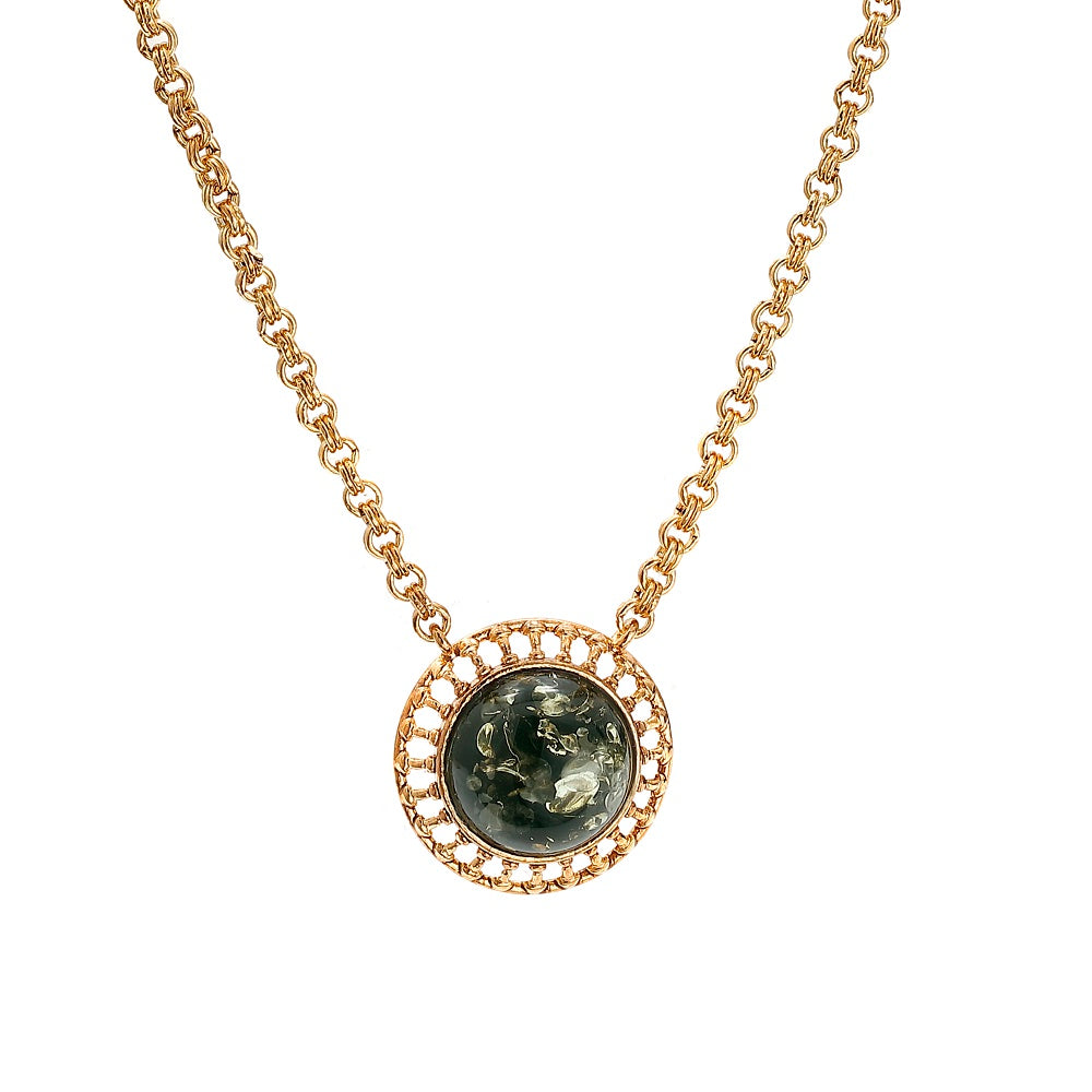 The Single Baby Plate Necklace GP