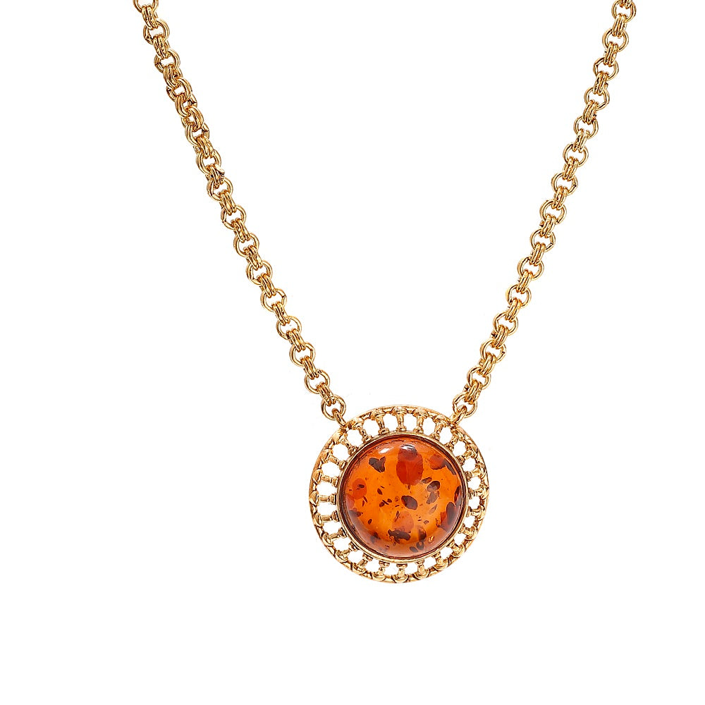 The Single Baby Plate Necklace GP