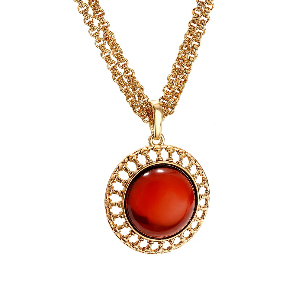 The Double Plate Necklace GP