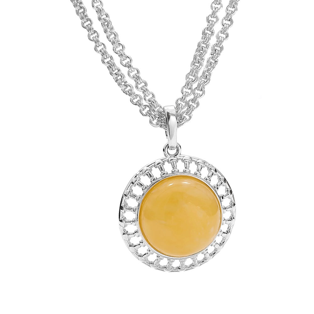 The Double Plate Necklace S