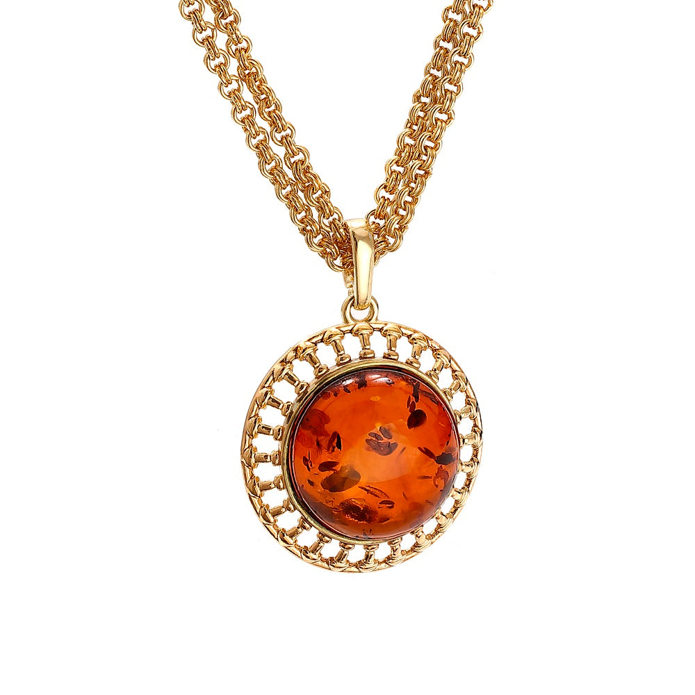 The Double Plate Necklace GP – Ambreye